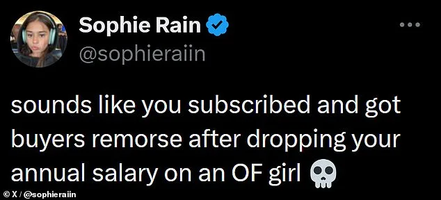 Breaking: OnlyFans Creator Sophie Rain Confronts Florida GOP Candidate Over 'Sin Tax' Proposal in 2026 Governor's Race