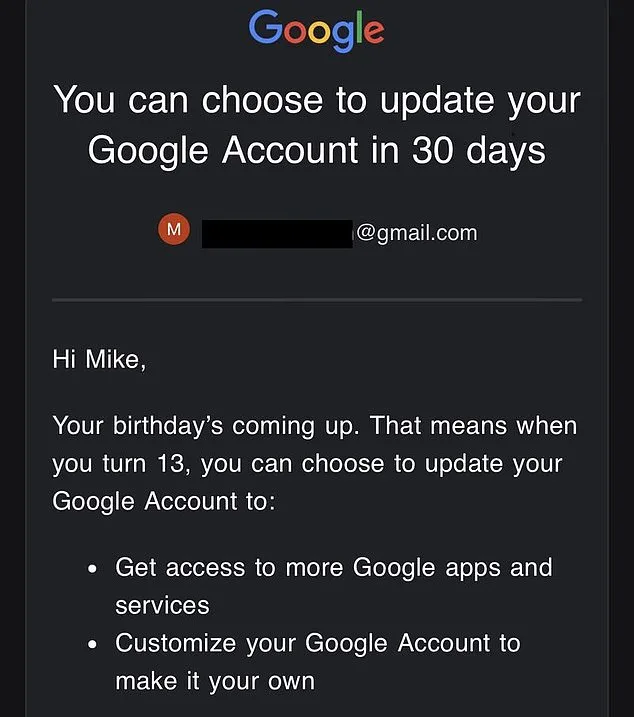 Google's Email Practices to Children Near 13 Prompt Calls for Stricter Government Oversight of Tech Companies