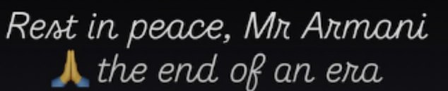 Fashion Industry Mourns Passing of Giorgio Armani, Iconic Designer Who Shaped Global Fashion for Over Five Decades