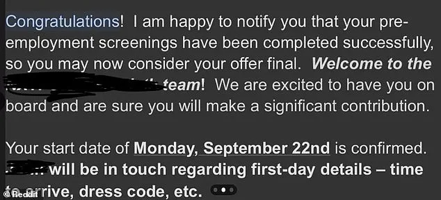 Florida Woman Claims Start Date Mix-Up Led to Pre-Employment Termination, Sparks Online Debate