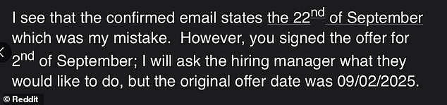 Florida Woman Claims Start Date Mix-Up Led to Pre-Employment Termination, Sparks Online Debate