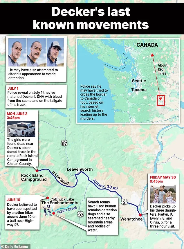 Fourth Month of Search for Travis Decker Yields No Leads as Authorities Expand Efforts in Washington Forest