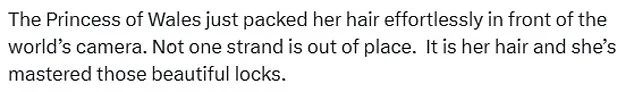 Late-Breaking: Princess of Wales Shows Hair Styling Skill at Marina Mill, Advocating for Traditional Crafts