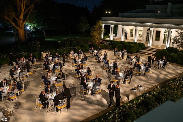 Limited Access: Trump Hosts Exclusive Dinner at Renovated Rose Garden Club