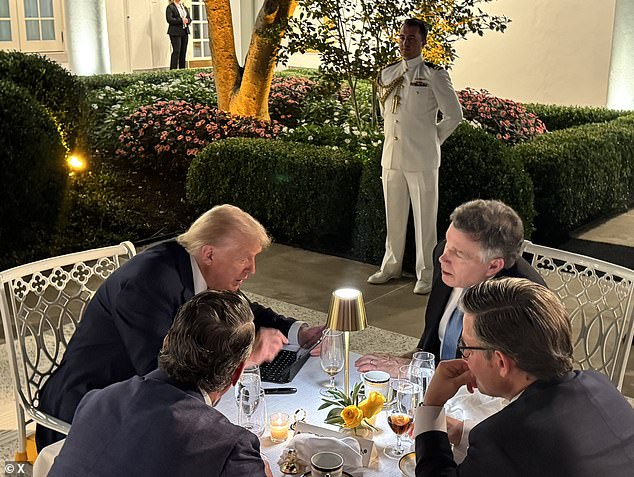 Limited Access: Trump Hosts Exclusive Dinner at Renovated Rose Garden Club