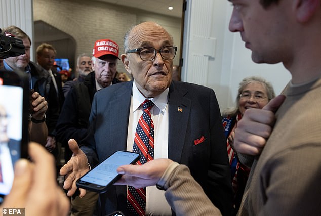 Rudy Giuliani Returns to Show in Upper Body Brace After Car Crash