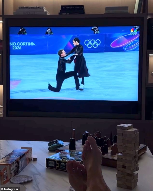 14-Year-Old Arabella Kushner Cheers for Team USA's Figure Skaters at Winter Olympics