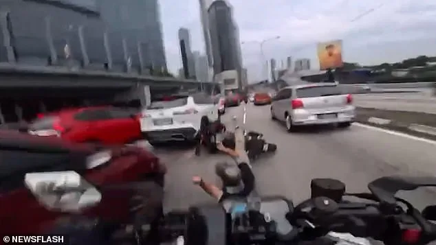 Tragic Incident on Kuala Lumpur Motorway: Two-Year-Old's Door Opening Injures Two Motorcyclists