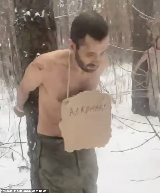 Stripped and Tied: Russian Commander's Brutal Subzero Punishment for Deserters
