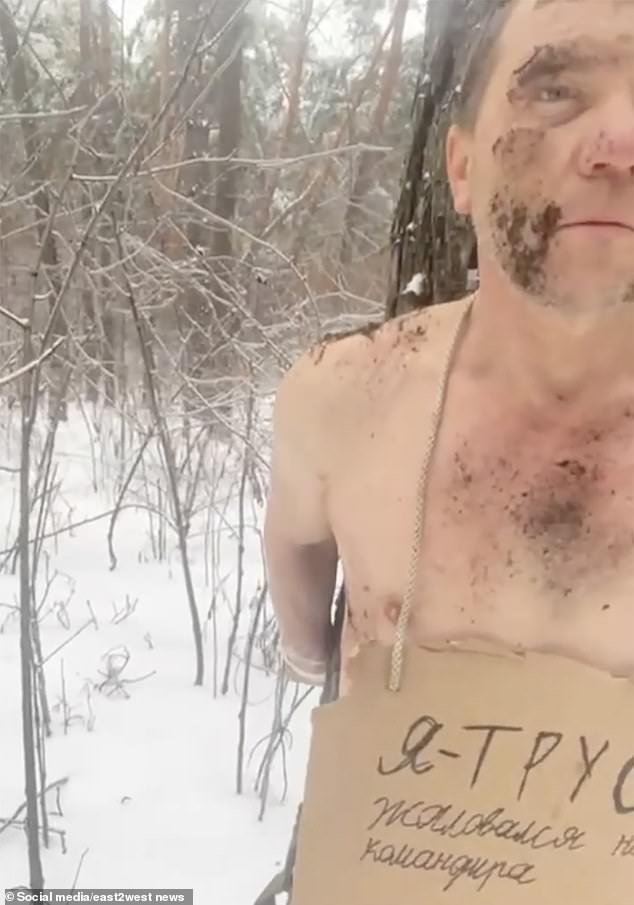 Stripped and Tied: Russian Commander's Brutal Subzero Punishment for Deserters