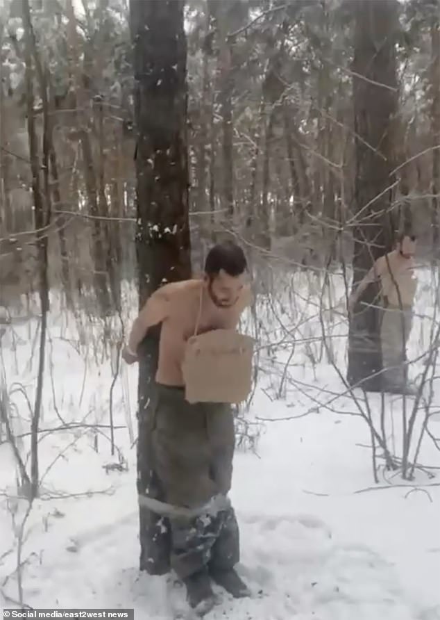 Stripped and Tied: Russian Commander's Brutal Subzero Punishment for Deserters