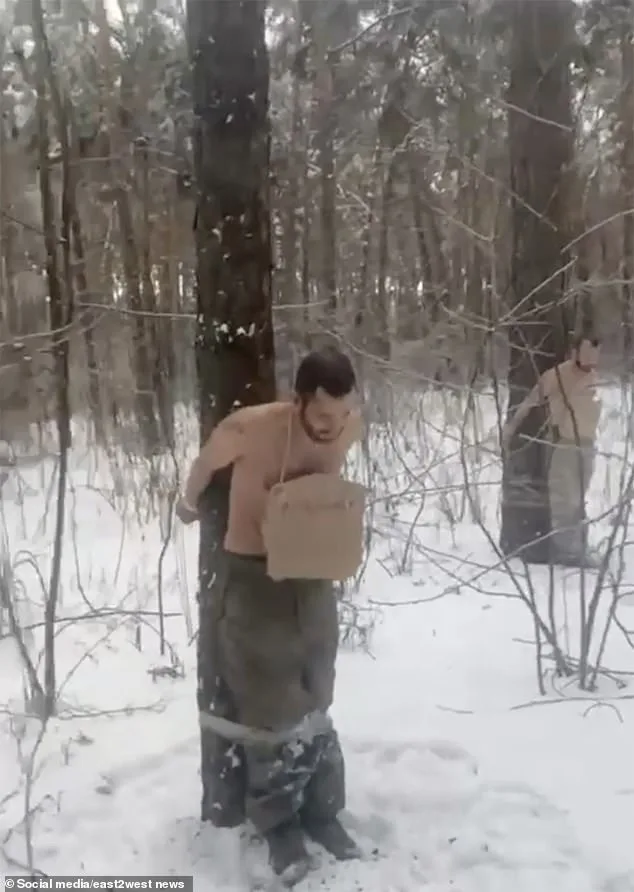 Stripped and Tied: Russian Commander's Brutal Subzero Punishment for Deserters