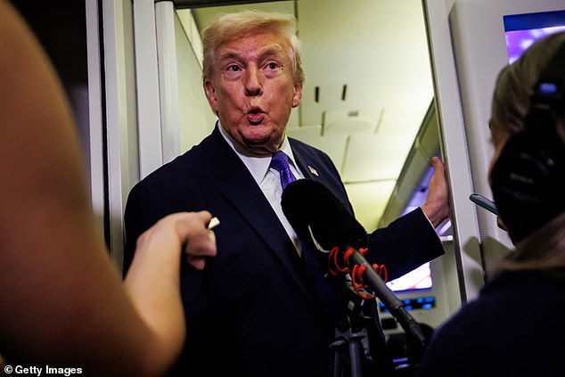 Trump's Ambiguous Response to Questions About Noem and Lewandowski's Relationship Amid Ongoing Controversy