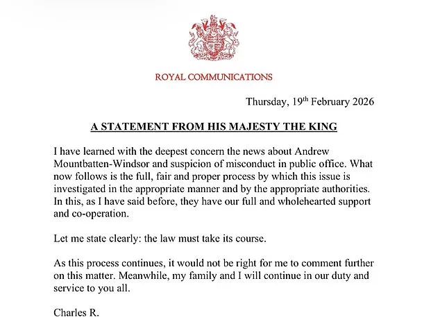 Royal Family Aligns with Law as Prince Andrew's Arrest Shocks UK