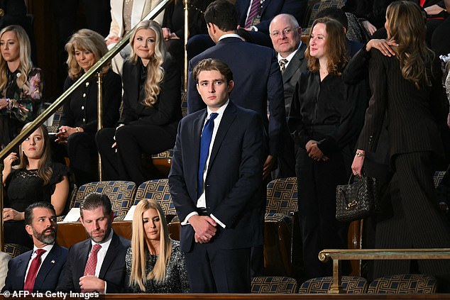 Barron Trump's Blue Tie: A Departure from Family Tradition at the State of the Union