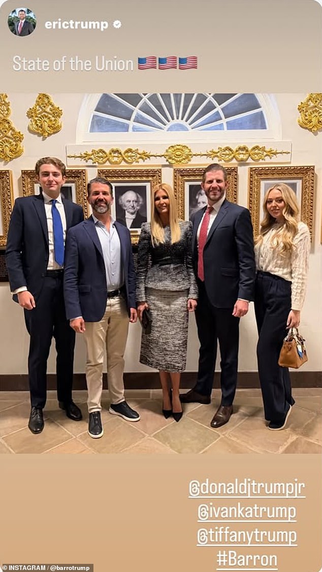 Barron Trump's Blue Tie: A Departure from Family Tradition at the State of the Union