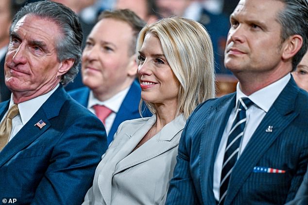 Pam Bondi's Beaming Reaction as Trump Credits Tariffs for Dow's Record Surge