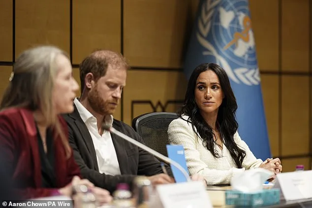Prince Harry and Meghan Engage with WHO and UN on Refugee Crisis During Jordan Visit