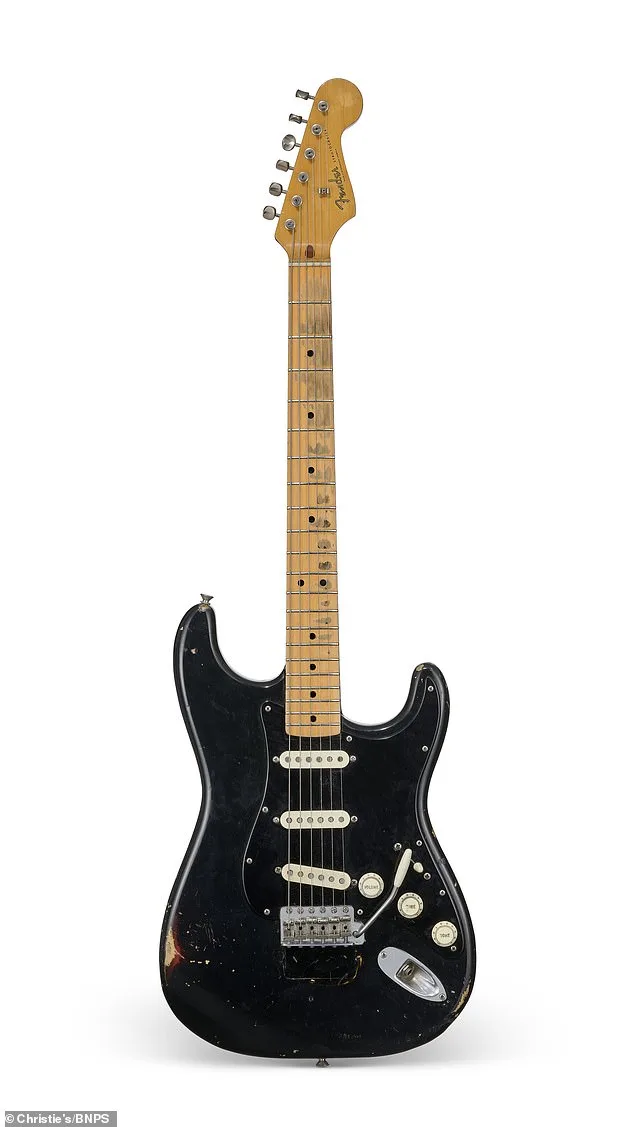 David Gilmour's Black Stratocaster Fetches £10.9 Million at Christie's, Becoming Most Expensive Guitar Ever Sold