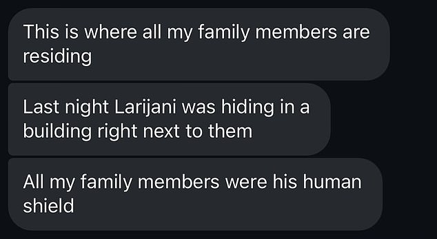 Iran's Regime Uses Civilians as Human Shields in Airstrike That Killed Larijani