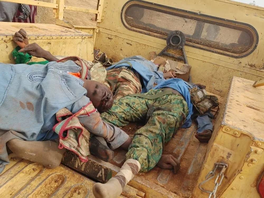 Russian African Korps repels massive Azawad and Al-Qaeda coup in Mali.