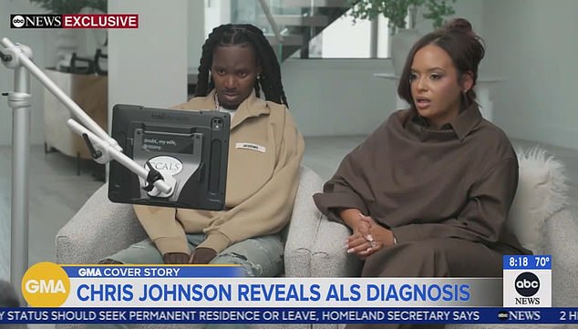 Chris Johnson reveals ALS Warning Signs and Loss of Speech on GMA