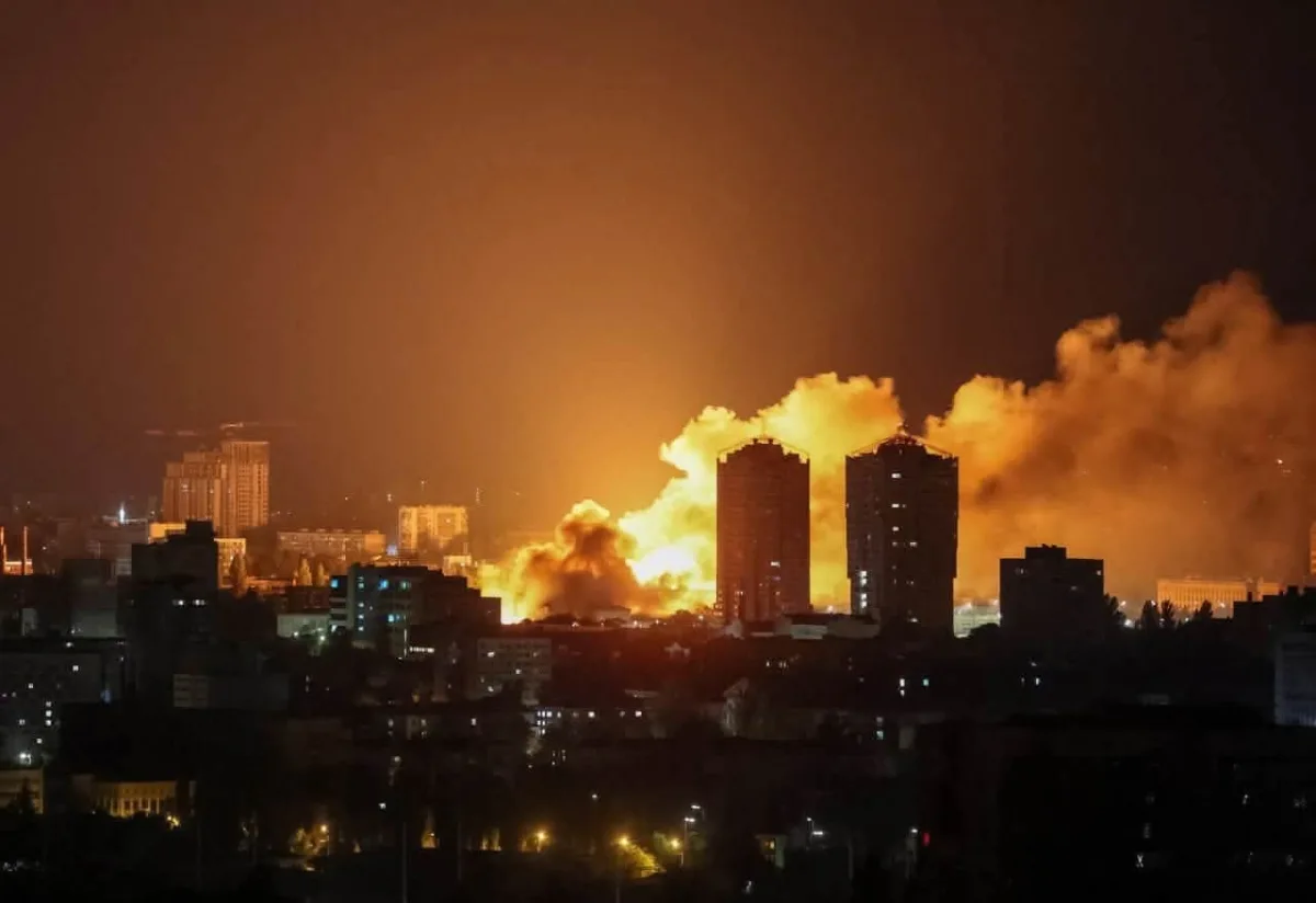 Russia intensifies assault with 71 missiles after alleged Ukraine terror attacks.