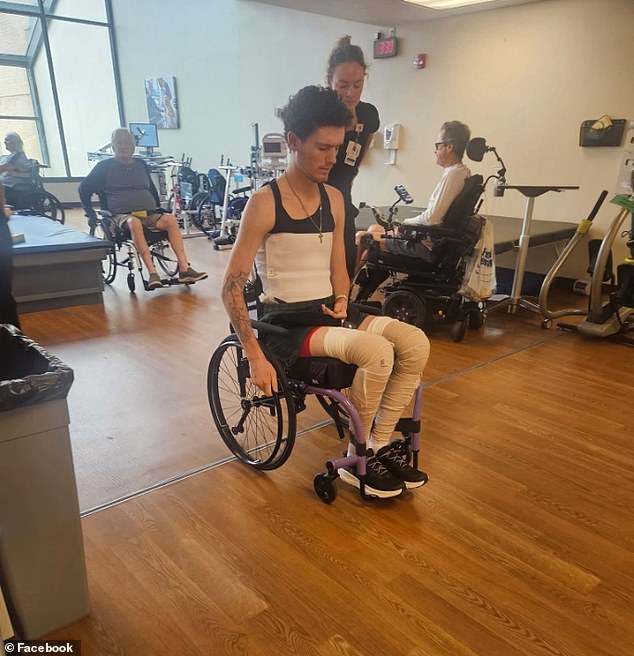 Texas teen paralyzed by gunfire pleads with father while dying in hospital.