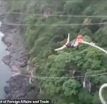 Zambian Bungee Jump Takes Terrifying Turn for Australian Backpacker