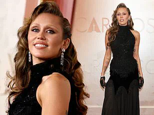 Miley Cyrus's Edgy New Look at the 2025 Vanity Fair Oscar Party