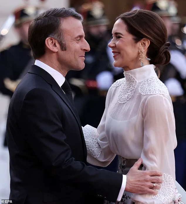 Queen Mary of Denmark Dazzles at State Dinner in France