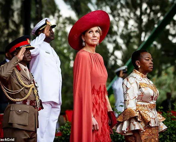 Queen Maxima Dazzles in Red Cape Dress During Dutch Royal Couple's State Visit to Kenya