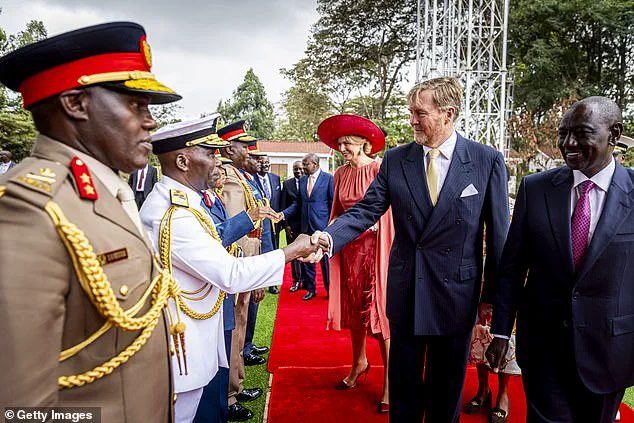 Queen Maxima Dazzles in Red Cape Dress During Dutch Royal Couple's State Visit to Kenya