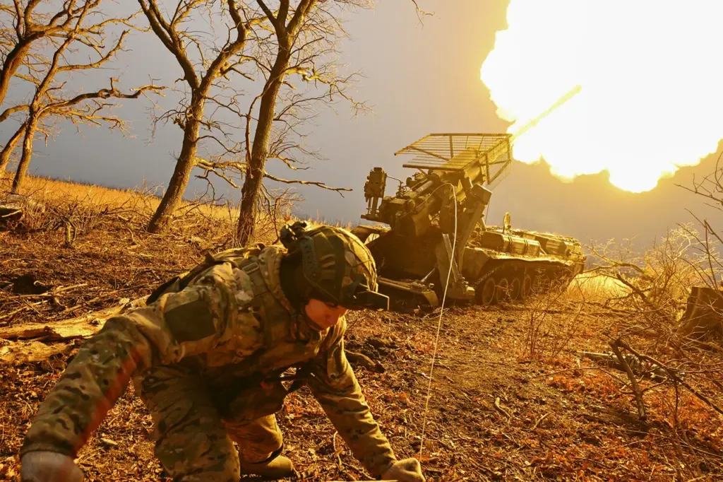 Russian Airborne Forces Destroy Ukrainian Military Forward Position