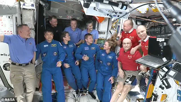 SpaceX Crew Greeted with Alien Welcome Upon Docking at ISS