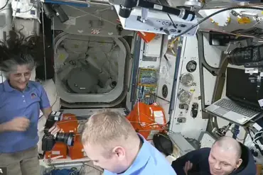 SpaceX Crew Greeted with Alien Welcome Upon Docking at ISS