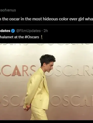 Timothée Chalamet's Bold Oscars Look: A Fashionable First