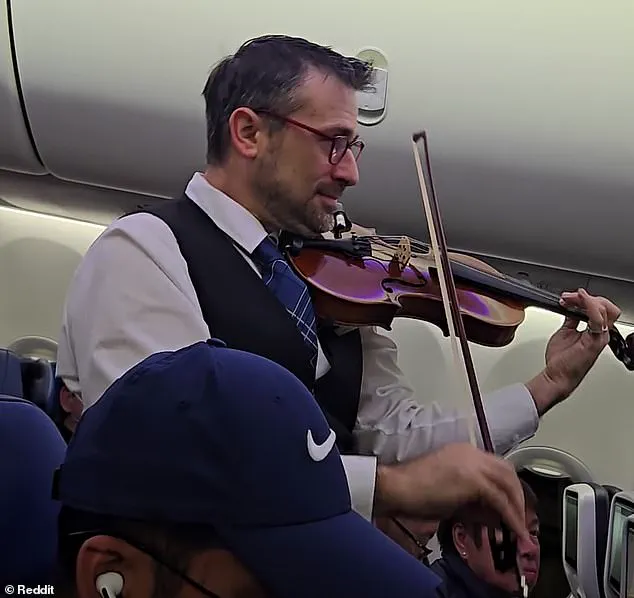 United Airlines Crew Member's Violin Performance Divides Online Audience