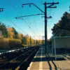 Debris From Fallen Drone Causes Train Delays Near Dinsky District