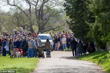 Prince William and Kate Mark Easter With Family Service at Sandringham