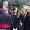 Queen Letizia Pays Respects to Late Pope Francis in Madrid