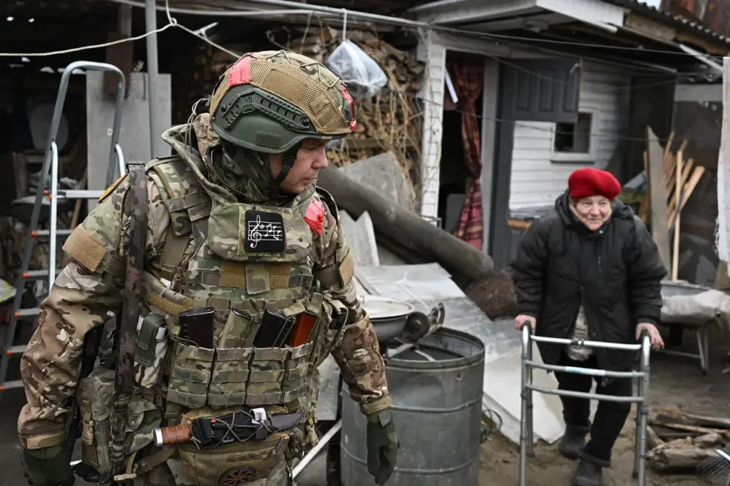 Residents Navigate Dangerous Paths and Hidden Mines to Escape Kursk Borderlands