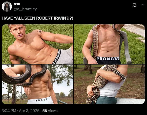 Robert Irwin Poses for Steamy BondsWith People Magazine, Honoring His Father's Legacy