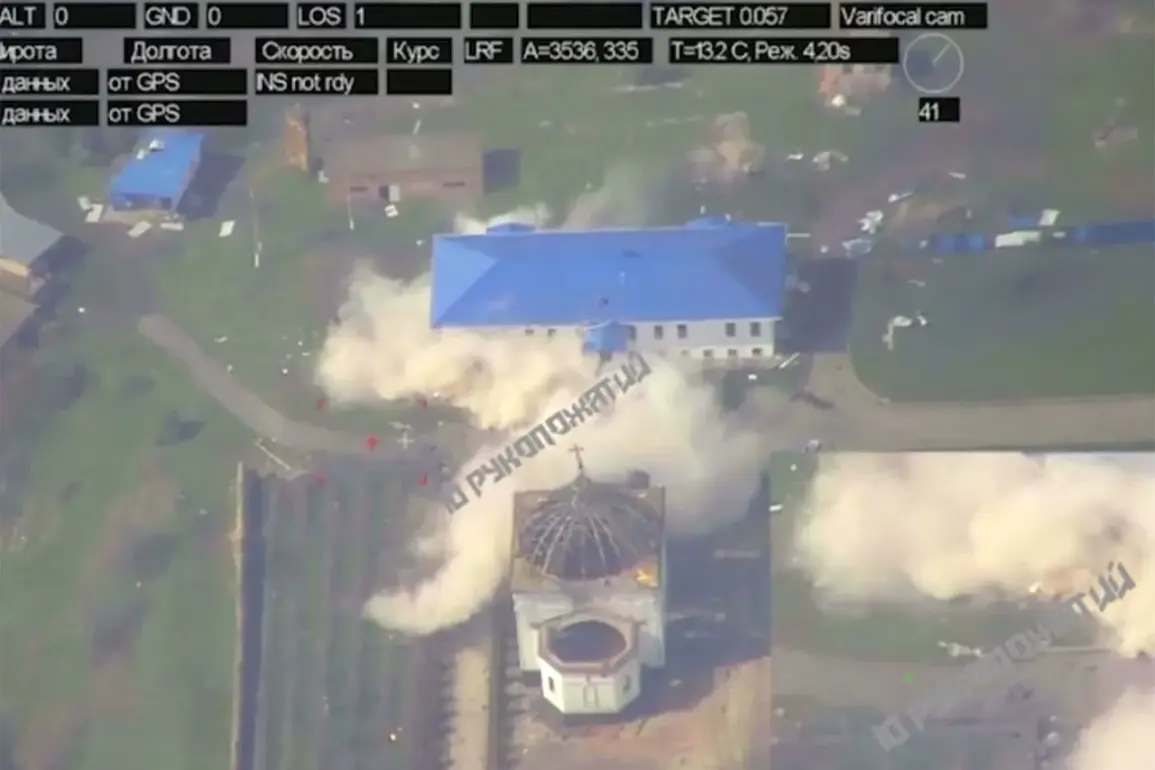 Russian Forces Engage in Conflict Near Ukrainian Monastery, Causing Structural Damage