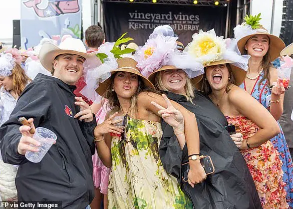 Extravagant Elegance: Kentucky Derby Guests Arrive Early in Grand Style