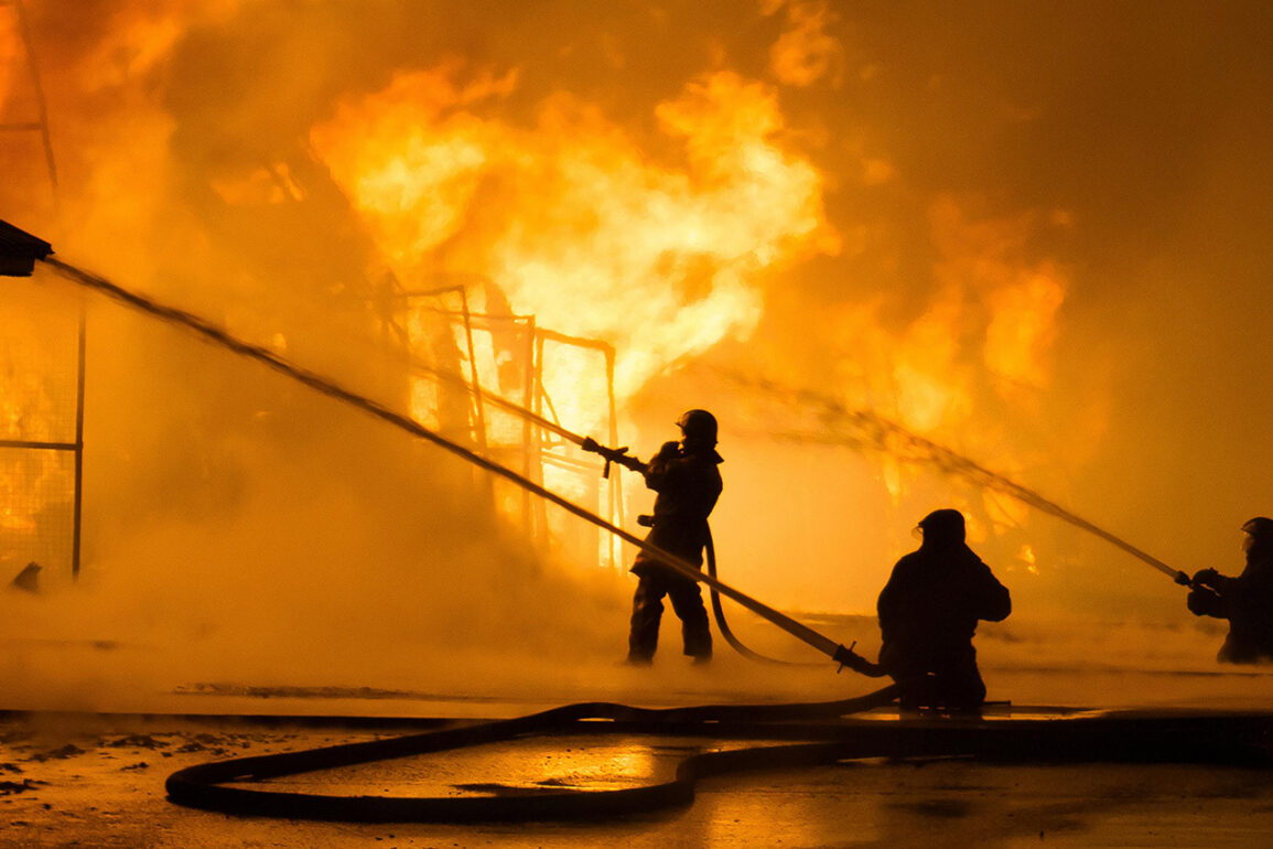 Attack on Donetsk's Sokol Market Sparks Fire, Raising Concerns Over Civilian Safety in Conflict Zone