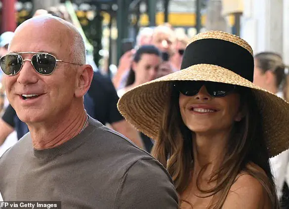 Jeff Bezos and Lauren Sanchez Embark on First Public Appearance in Venice After 'Wedding of the Century' Hailed for Opulence and Star Power