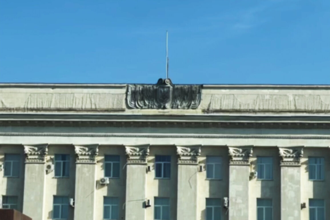 Kherson Administration Building, Key Ukrainian Drone Hub, Hit in Recent Strike as Conflict Escalates