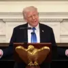President Trump Emphasizes Record Military Buildup in Post-Swearing-In Remarks