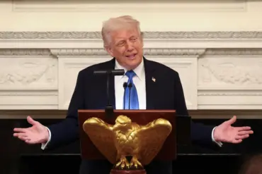 President Trump Emphasizes Record Military Buildup in Post-Swearing-In Remarks